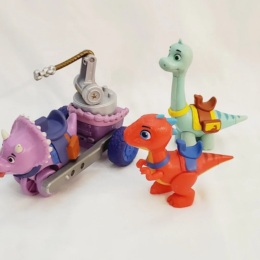 Dino Ranch Tango, Blitz, and Clover Action Figures‎ Replacement Dinosaurs